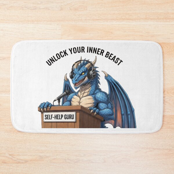 Item preview, "Unlock Your Inner Beast" Motivational Dragon Speaker – Gift for Self-Improvement Fans designed and sold by Luminari Creations.