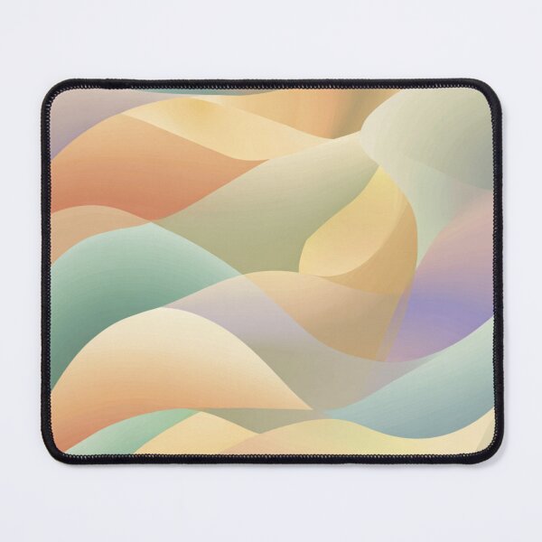 Item preview, Muted Pastel Abstract Waves Texture designed and sold by JavisSRDesign.