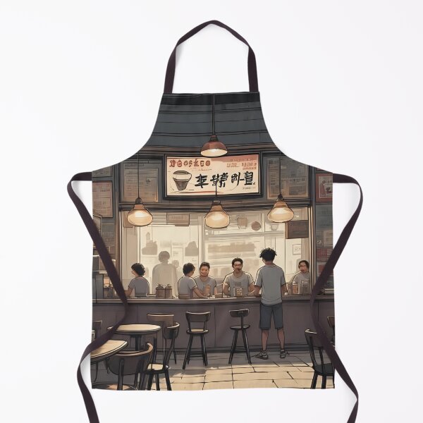 Item preview, “Early morning at a roadside coffee shop” designed and sold by nighttime1990.