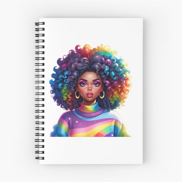 Item preview, Melanin Rainbow Girl – Bold and Colorful Confidence designed and sold by Lulunza.