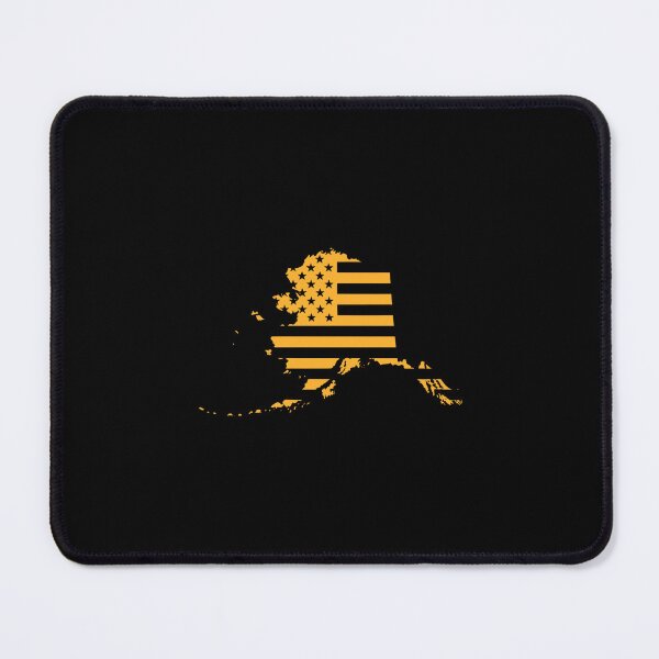 Item preview, Alaska USA Flag Silhouette – Stars and Stripes State Outline designed and sold by Paper Drip.