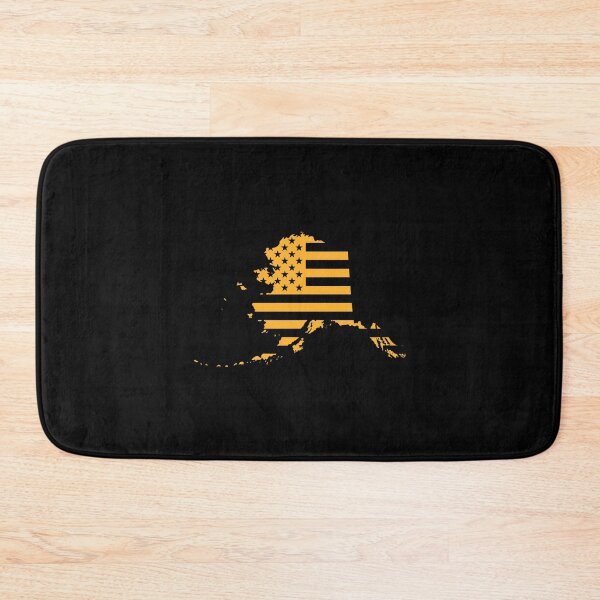 Item preview, Alaska USA Flag Silhouette – Stars and Stripes State Outline designed and sold by Paper Drip.