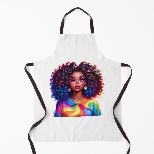 Item preview, Afro Glam Queen – Rainbow Glow and Power designed and sold by Lulunza.
