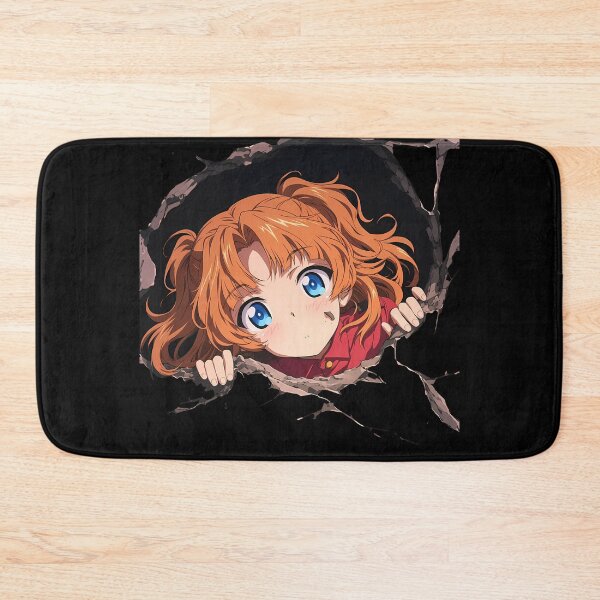 Item preview, Orange Pekoe Girls Und Panzer Anime Chibi Peeking Through Rubble Cheerful designed and sold by TorbenKuhano.
