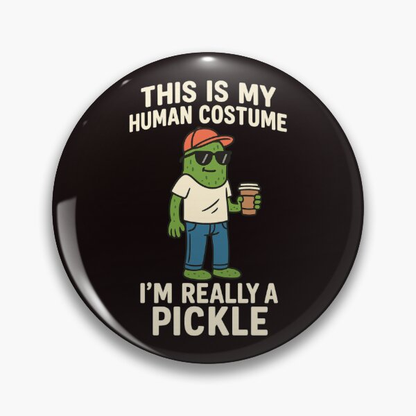 Item preview, This Is My Human Costume – I’m Really a Pickle designed and sold by FrameFlow.