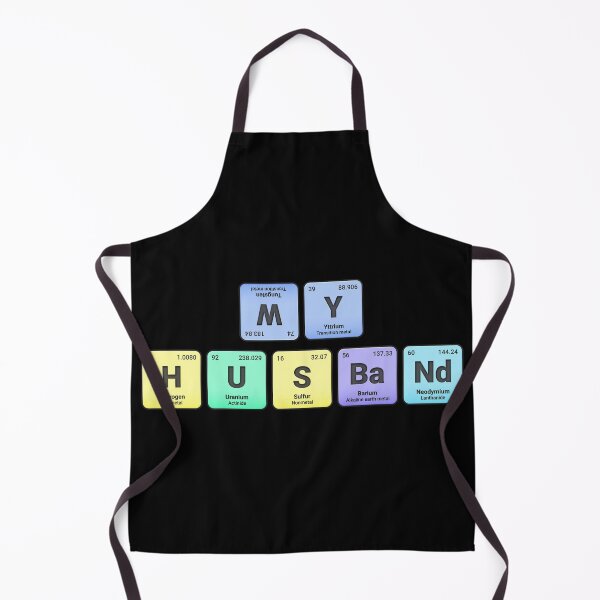 Item preview, My Husband, Periodic Table Elements, Personalized Chemistry Design, Science Gift for Nerds & Students designed and sold by chipmuckdesignn.