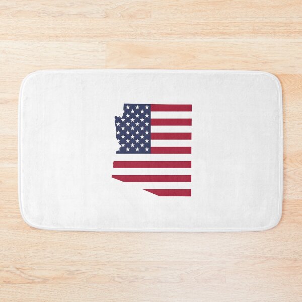 Item preview, Arizona USA Flag Silhouette – Stars and Stripes State Outline designed and sold by Paper Drip.