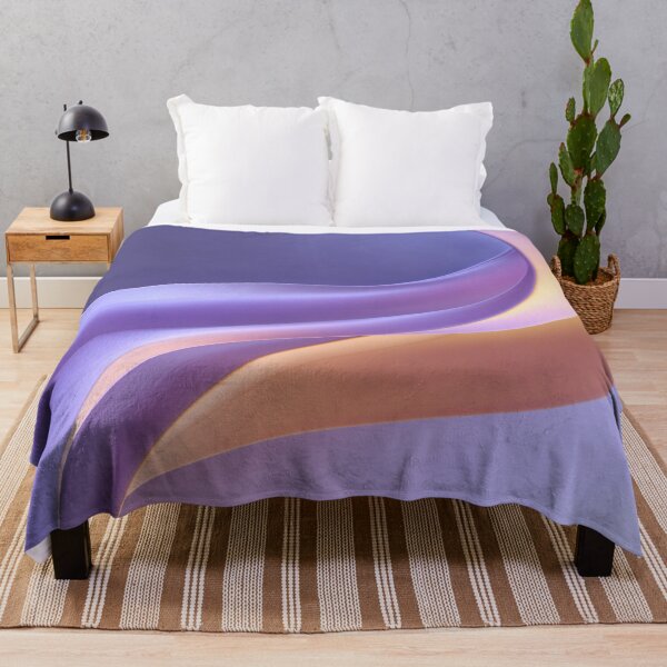 Item preview, Purple and Gold Abstract Flow — Elegant Gradient Wave Design designed and sold by JavisSRDesign.