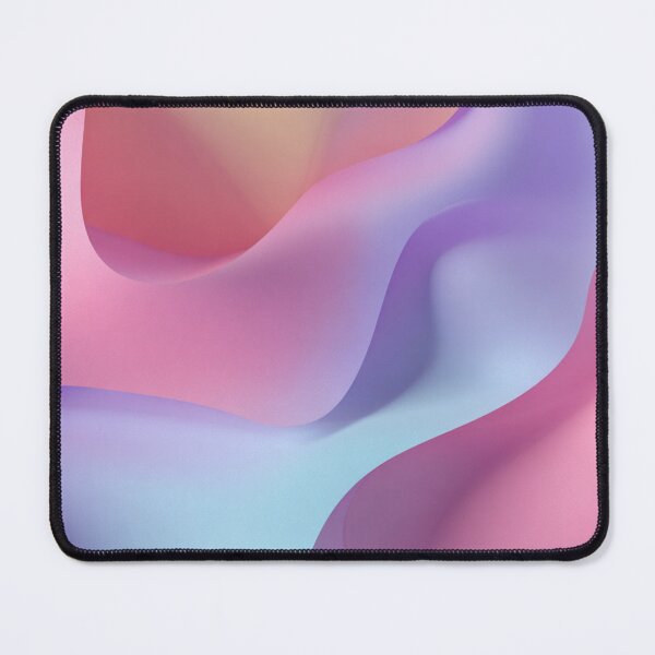 Item preview, Soft Gradient Abstract Flow — Pastel Waves in Pink and Blue designed and sold by JavisSRDesign.