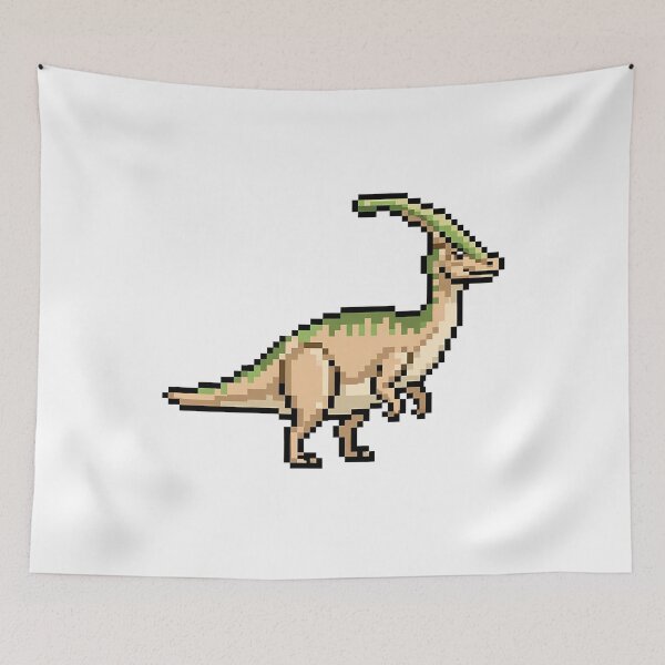 Item preview, Parasaurolophus Dinosaur Pixel Art designed and sold by k3rstman1.