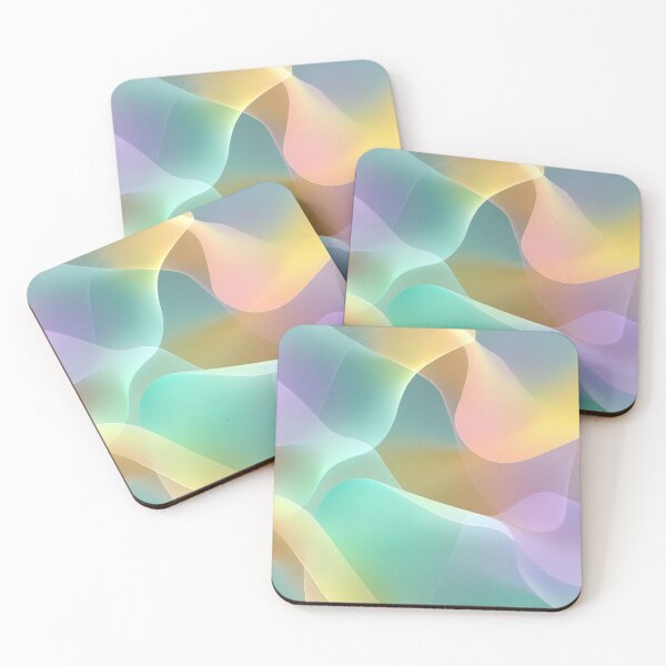 Item preview, Pastel Fluid Waves — Abstract Gradient Light Flow designed and sold by JavisSRDesign.