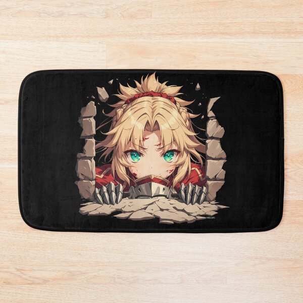 Item preview, Stay Night Mordred Red Saber Fate Grand Order Game Peeking With Battle Marks designed and sold by TorbenKuhano.