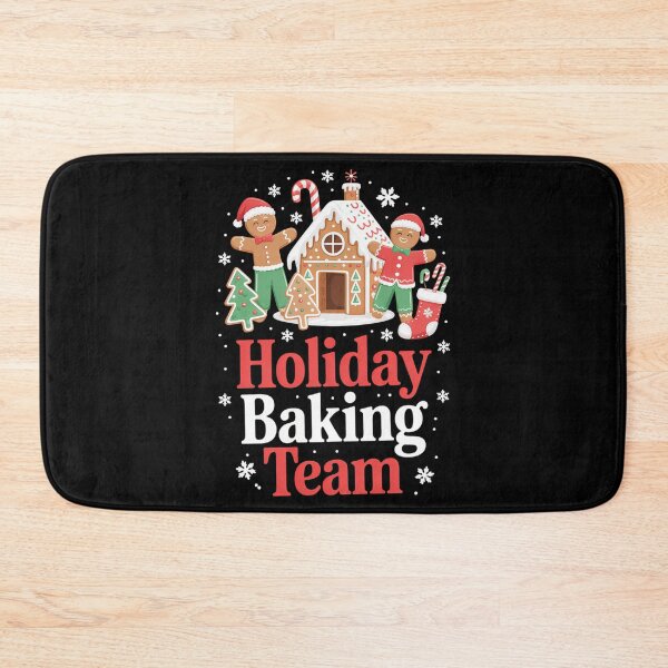 Item preview, Bake Baking Christmas Gingerbread Holiday Baking Team designed and sold by DoorwayThreads.