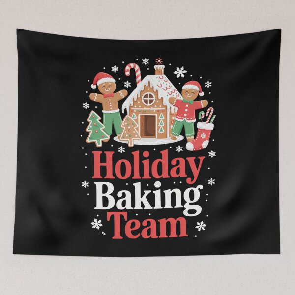 Item preview, Bake Baking Christmas Gingerbread Holiday Baking Team designed and sold by DoorwayThreads.