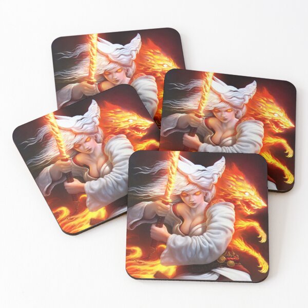 Item preview, fire kitsune designed and sold by ujinshamoney.