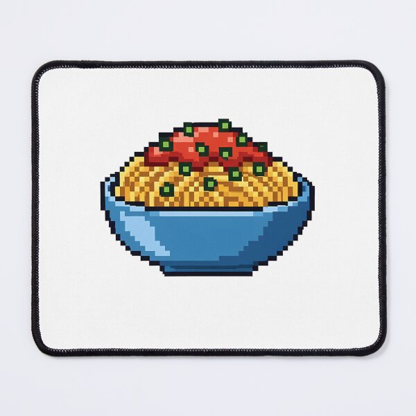 Item preview, Pixel Art Pasta Bowl Spaghetti Food designed and sold by k3rstman1.