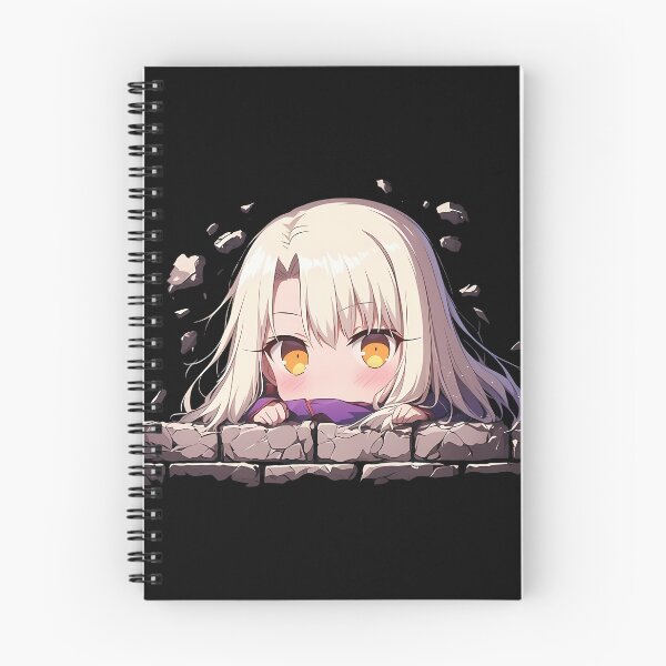 Item preview, Illyasviel Von Einzbern Fate Stay Night Anime Chibi Kawaii Cute Peeking designed and sold by TorbenKuhano.