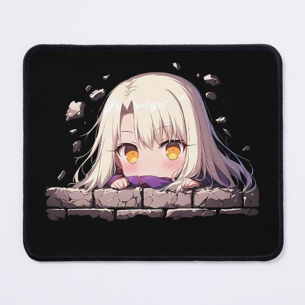 Item preview, Illyasviel Von Einzbern Fate Stay Night Anime Chibi Kawaii Cute Peeking designed and sold by TorbenKuhano.