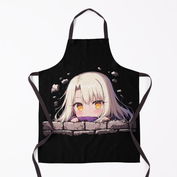 Item preview, Illyasviel Von Einzbern Fate Stay Night Anime Chibi Kawaii Cute Peeking designed and sold by TorbenKuhano.