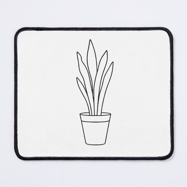 Item preview, Snake Plant Line Art — Minimal Botanical Print designed and sold by Dawn & Dune.