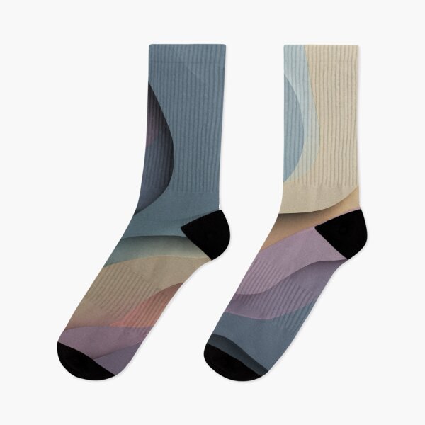 Item preview, Dark Pastel Layers — Abstract Paper Wave Design designed and sold by JavisSRDesign.