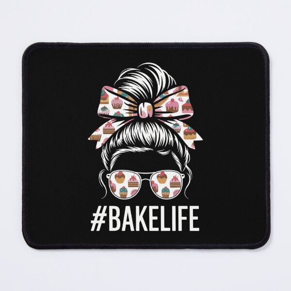 Item preview, Baker Messy Bun Hair baking funny Pastry baker Chef designed and sold by DoorwayThreads.