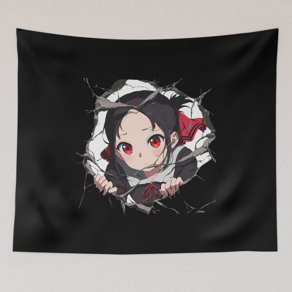 Item preview, Sama Kaguya Shinomiya Kaguya Sama Love Is War Anime Shy Peeking Student designed and sold by TorbenKuhano.