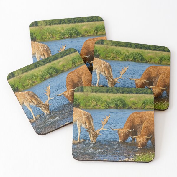 Item preview, Animais a Beber Água no Rio   designed and sold by Leonornature.