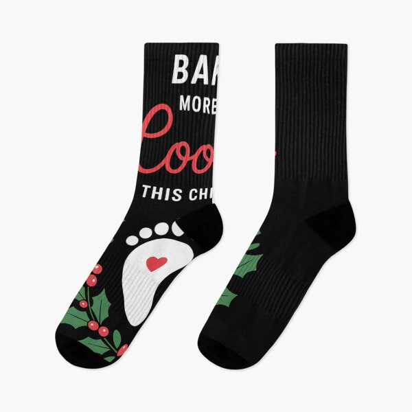 Artikelvorschau, Backen Cookies Weihnachten Baby Ankündigung süß entworfen und verkauft von DoorwayThreads.