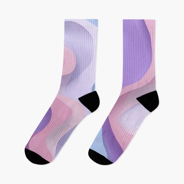 Item preview, Pastel Waves Harmony — Pink and Purple Abstract Flow Design designed and sold by JavisSRDesign.
