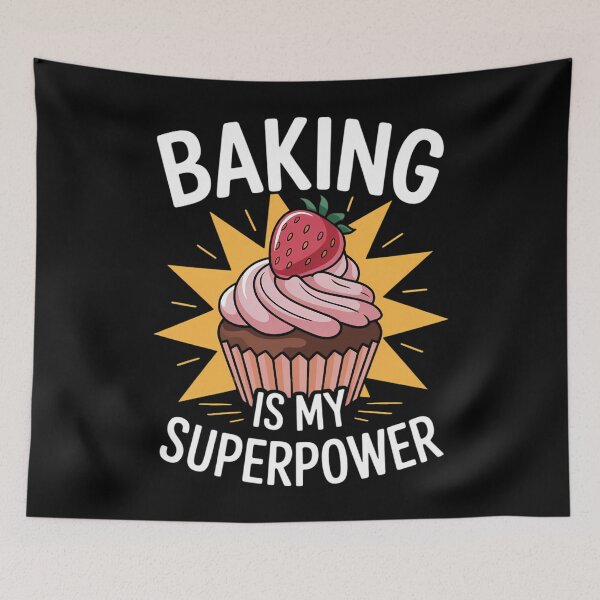 Item preview, Baking Funny Cupcake Baker Baking designed and sold by DoorwayThreads.