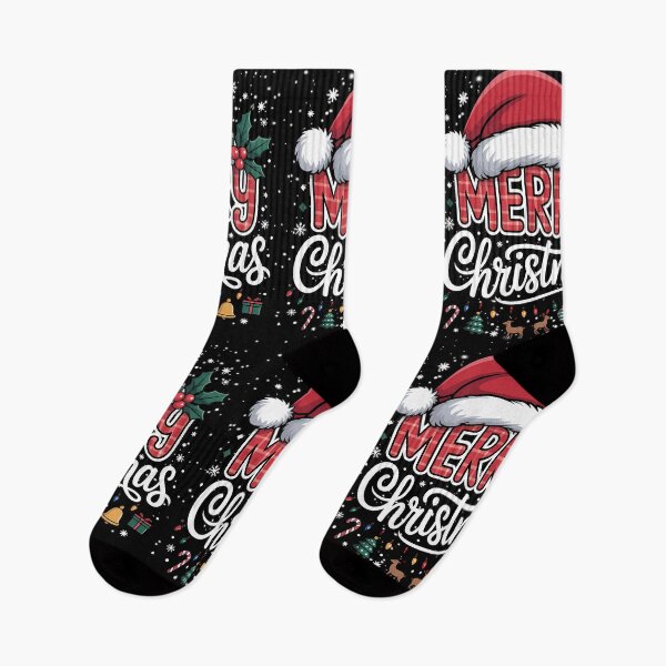 Item preview, Merry Christmas Lights Santa Hat Xmas Family Matching Men Women designed and sold by BernoNickel.