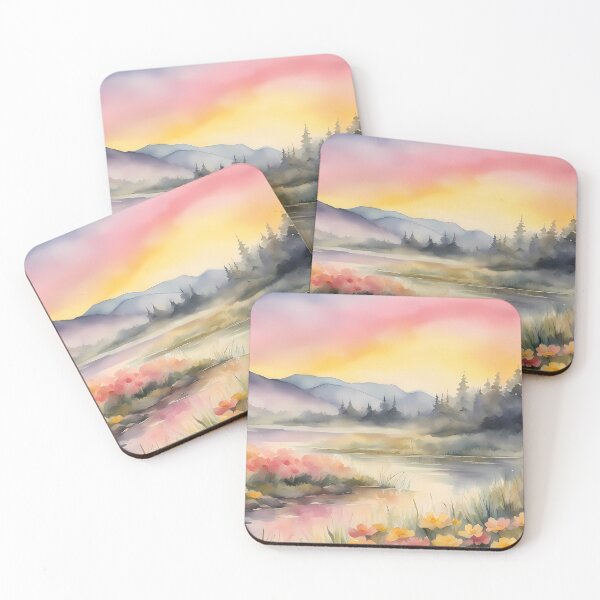 Item preview, Colorful River Landscape designed and sold by CalmnessbyChoice.