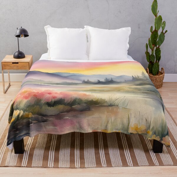 Item preview, Colorful River Landscape designed and sold by CalmnessbyChoice.