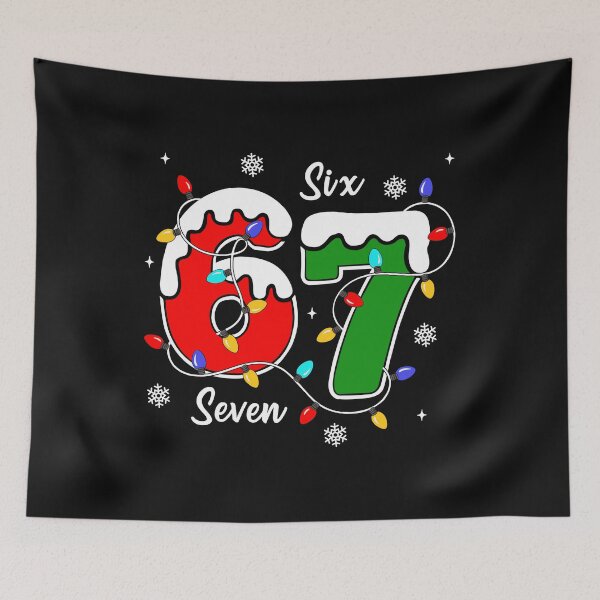 Item preview, Funny Six Seven 6 7 Meme Christmas Lights designed and sold by AnitaBice.