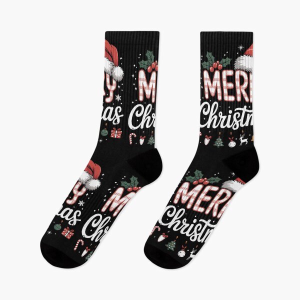 Item preview, Merry Christmas Lights Santa Hat Xmas Family Matching Pajama designed and sold by BernoNickel.
