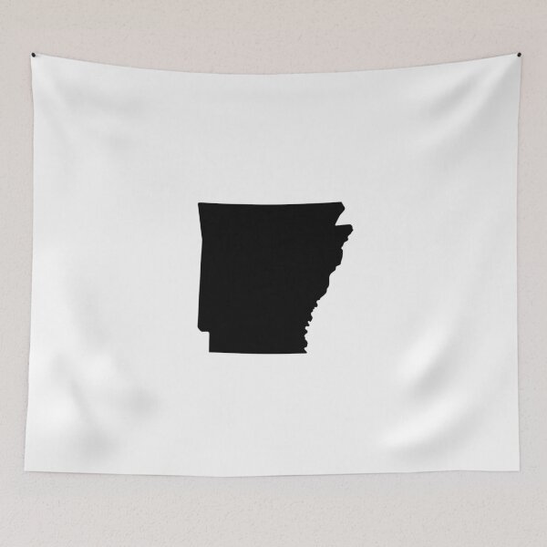 Item preview, Arkansas Map Silhouette – Minimal Black  designed and sold by Paper Drip.