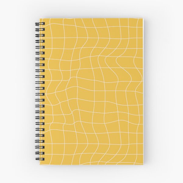Item preview, Yellow Wavy Grid Pattern with Abstract Distortion designed and sold by NicolaZhukov.