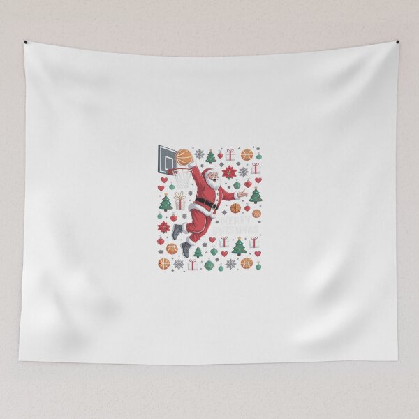 Item preview, Merry Swishmas – Santa Slam Dunk Christmas Design Christmas Classic T-Shirt designed and sold by inkfluenceart.