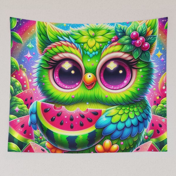 Item preview, Owl holding a watermelon  designed and sold by Jbl55.