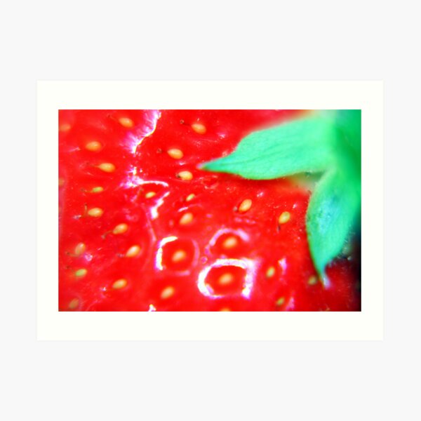 Strawberry Obsession Art Print