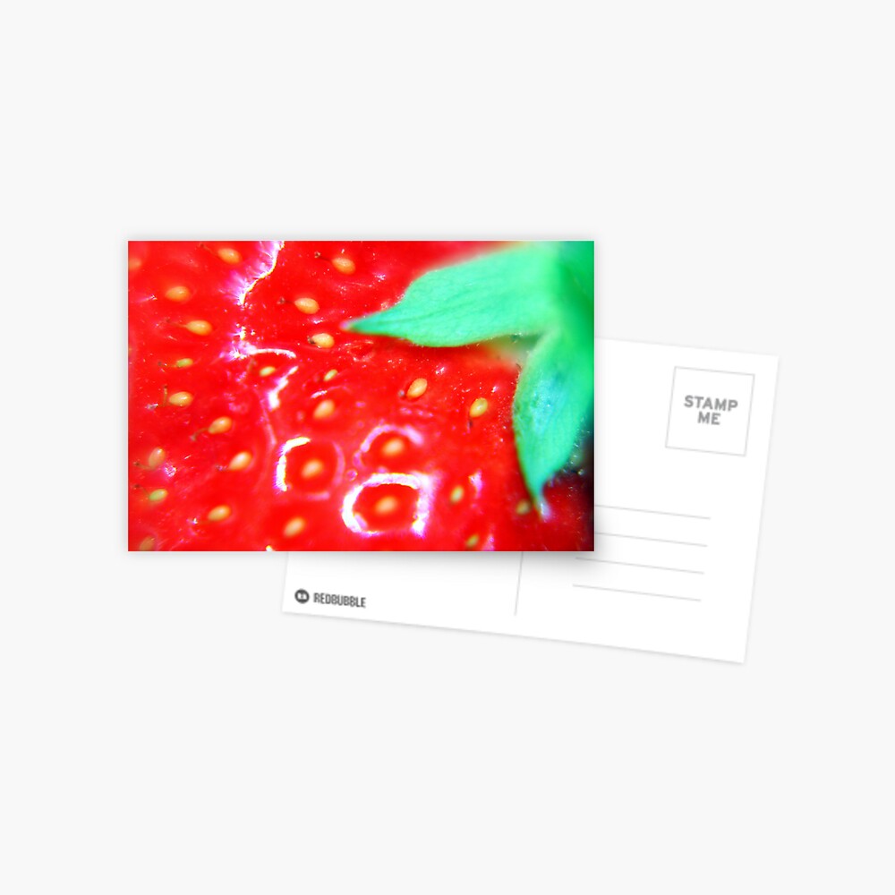 Strawberry Obsession Postcard