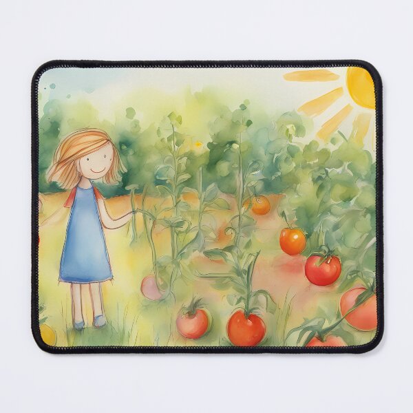 Item preview, Girl in Tomato Patch designed and sold by CalmnessbyChoice.