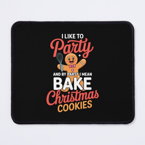 Item preview, Christmas Cookie Baking Party Xmas Santa Cookie designed and sold by WalshDrawnLaugh.
