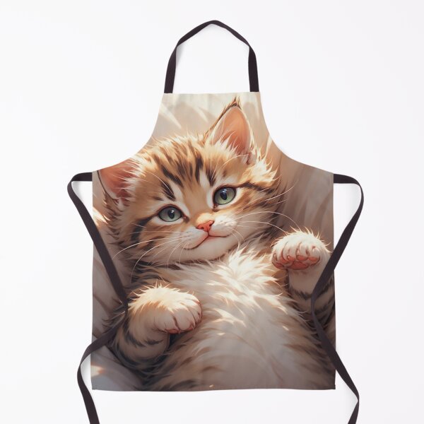 Item preview, kitten laying on her back while playing #2 designed and sold by Kirollos9.