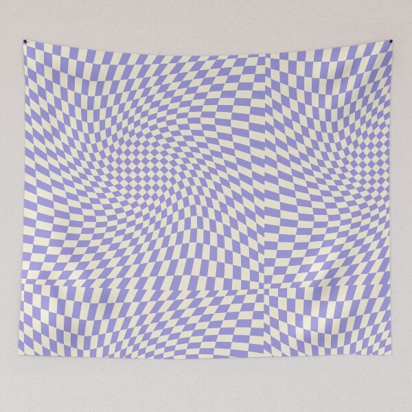 Item preview, Swirling Cream and Purple Checkerboard Optical designed and sold by NicolaZhukov.