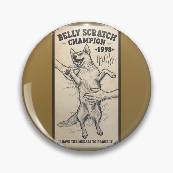 Item preview, Belly scratch champion designed and sold by Pastel & Neon art store.
