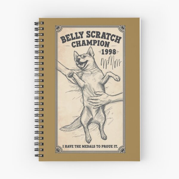 Item preview, Belly scratch champion designed and sold by Pastel & Neon art store.