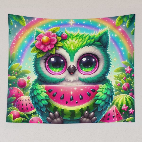 Item preview, Owl holding a watermelon  designed and sold by Jbl55.