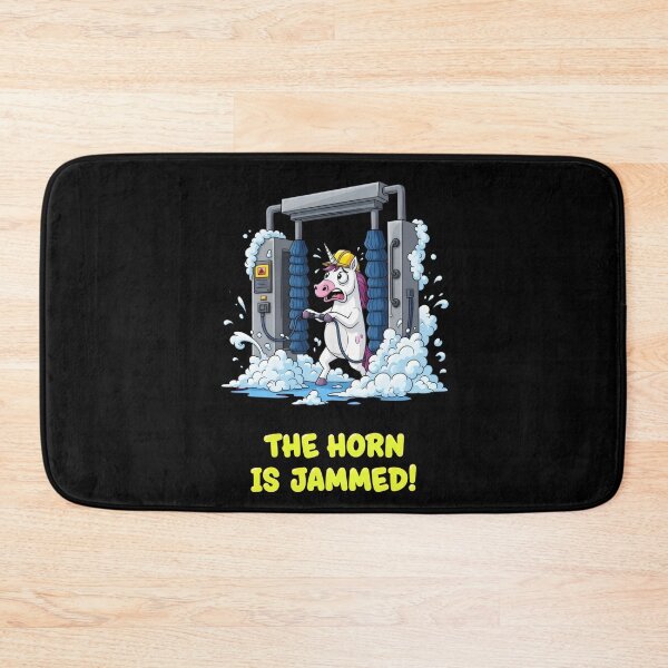 Item preview, "The Horn Is Jammed!" Car Wash Unicorn Chaos – Gift for Car Lovers designed and sold by Luminari Creations.